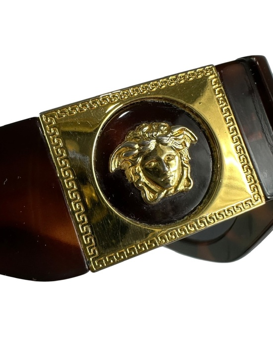 Vintage GIANNI VERSACE 420/C Medusa Tortoise Gold Medusa Sunglasses 90s main image 9